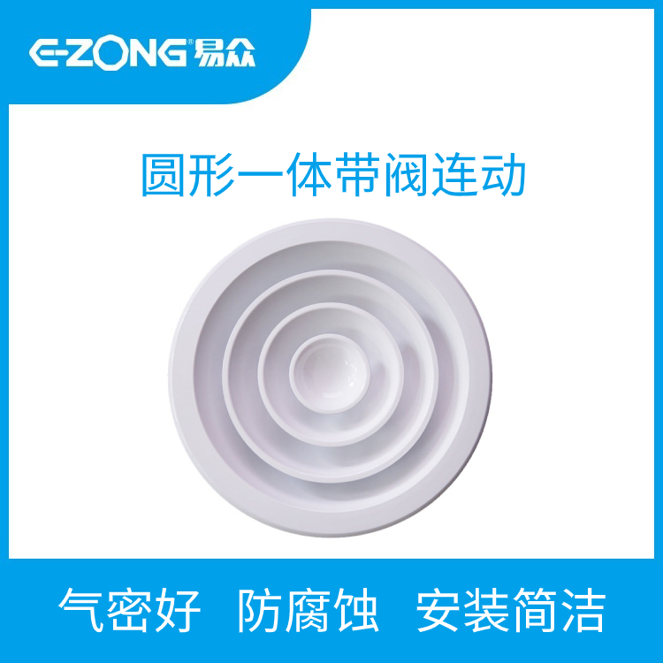 环形一体带阀连动出风...